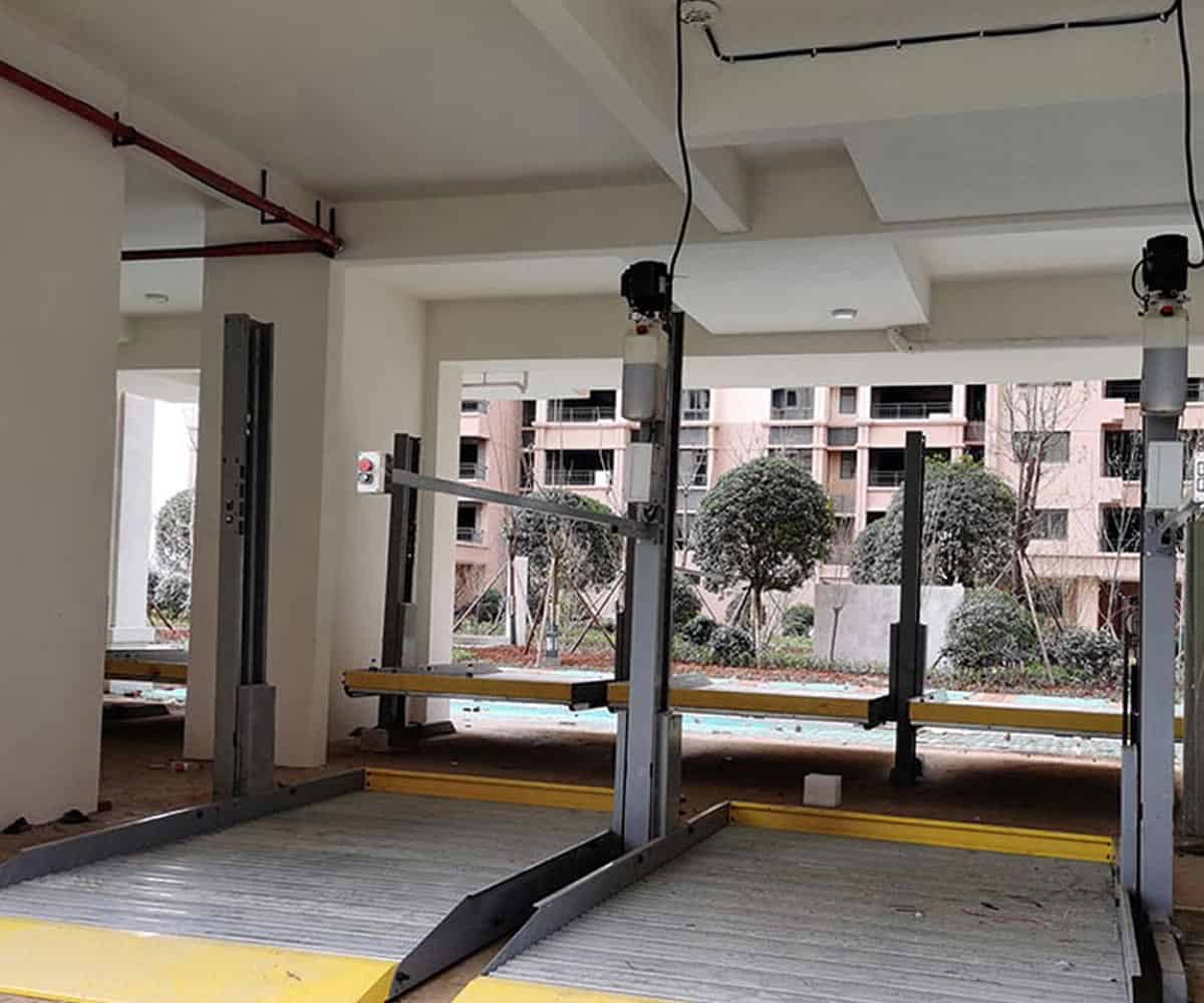 臨潭兩層升降式停車立體車庫廠家