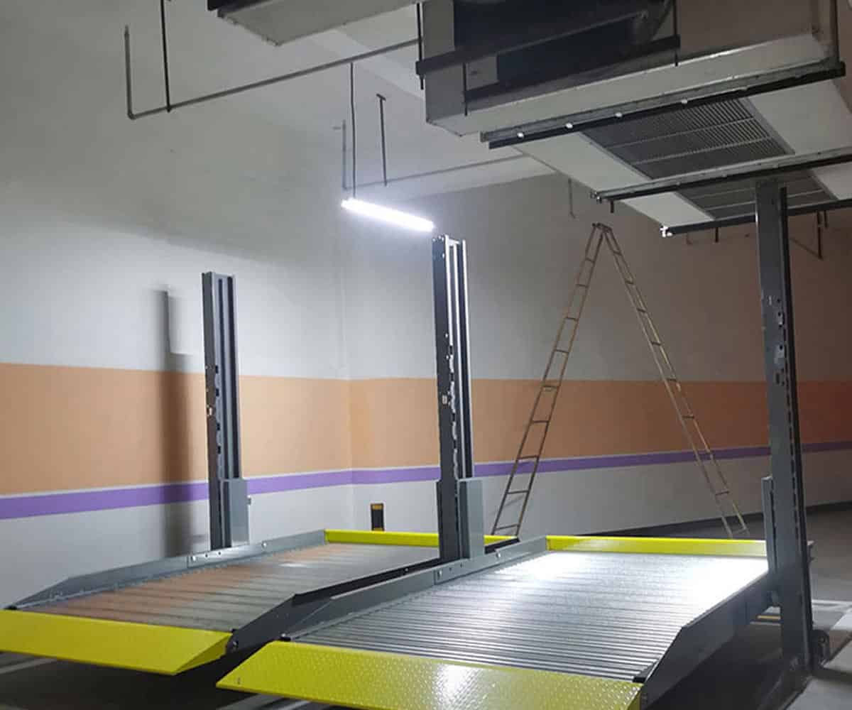 三層升降橫移式機械停車拆除