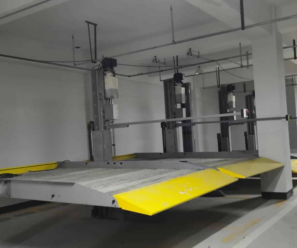 兩層簡易升降類立體車庫過驗收