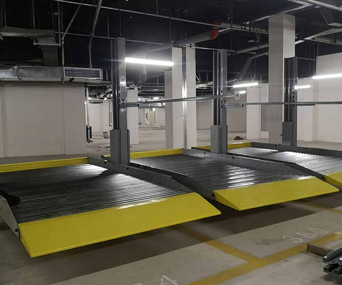 銅梁升降橫移停車位回收