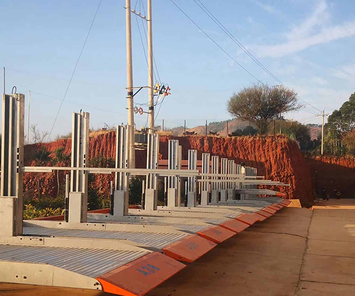 甘肅二層升降平移機械停車庫改造