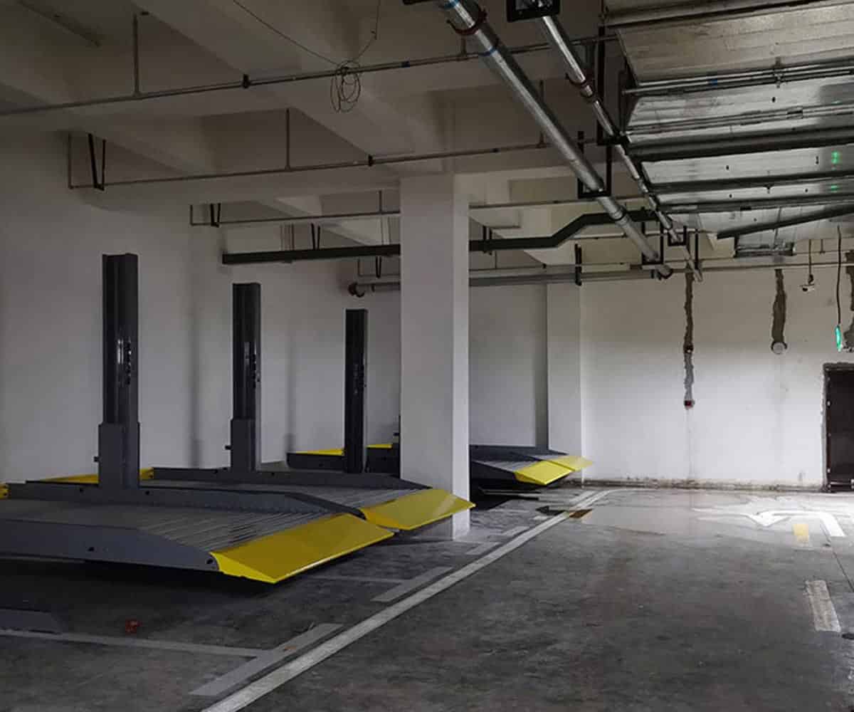 武隆升降橫移類機械停車位改造