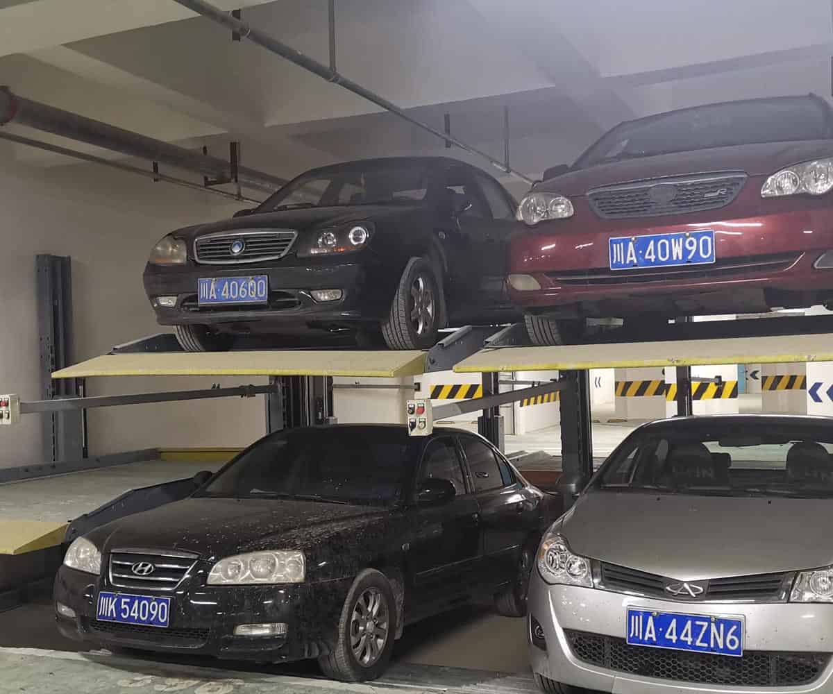 高臺立體車庫輕松解決找車位問題