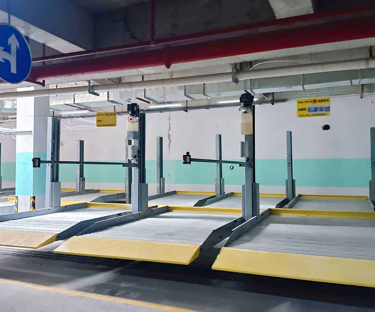 皋蘭3層機械停車設備的便捷操作