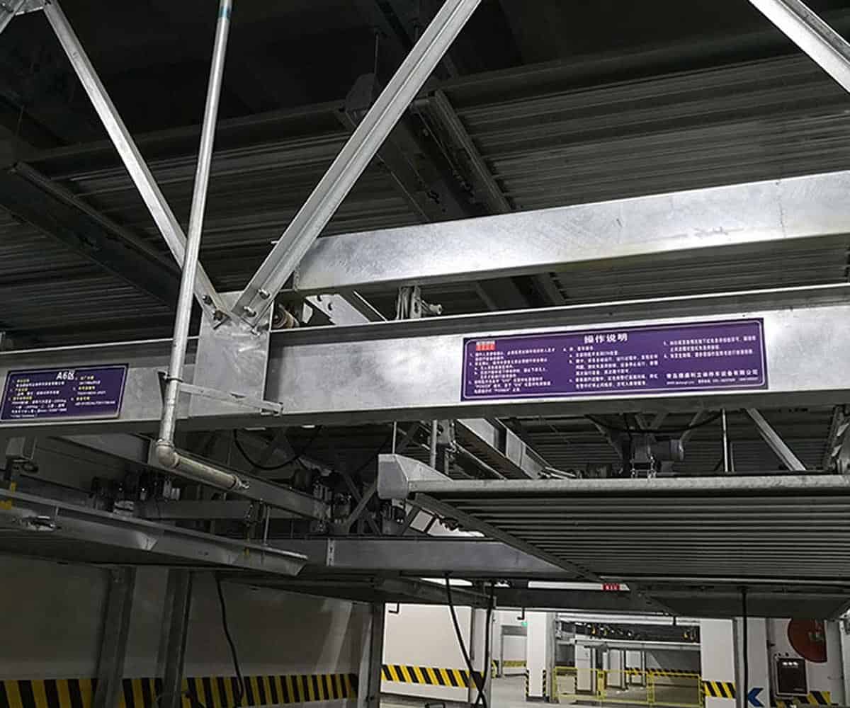 涪陵PJS四柱兩層立體停車設備技術參數