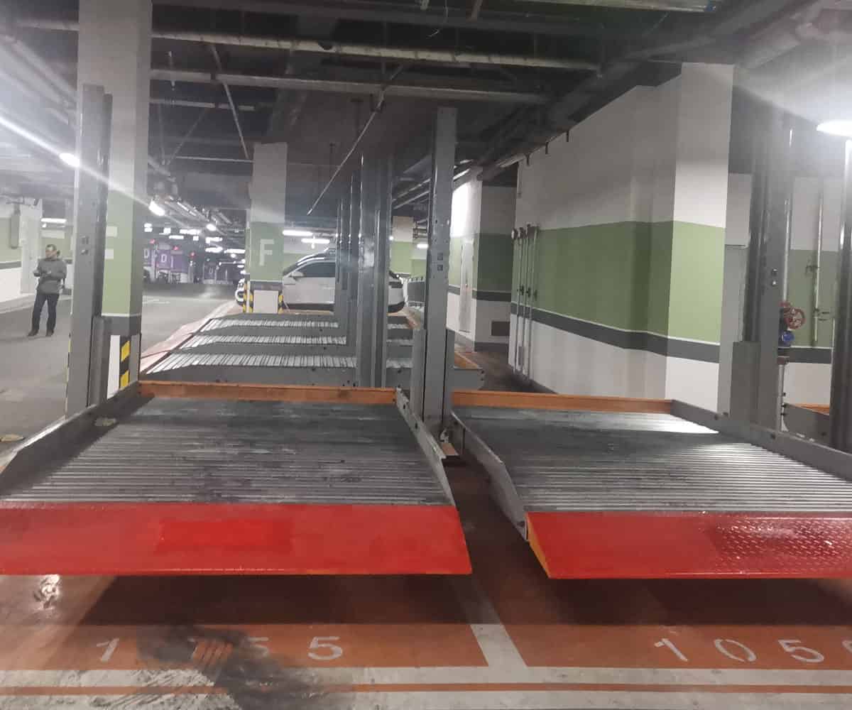 蒲城立體車庫停車之如何倒車