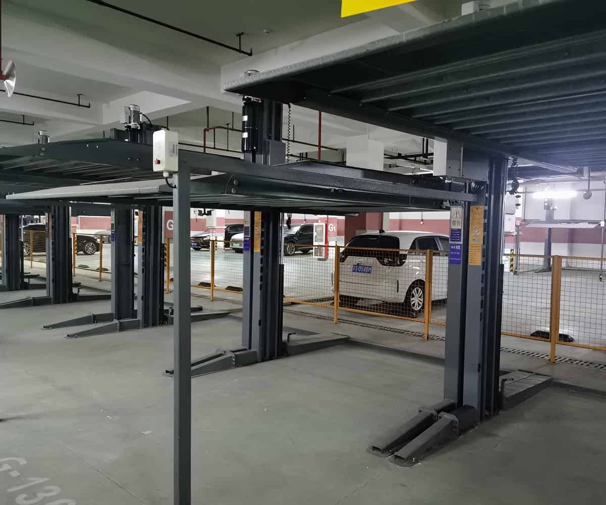 臨夏立體車庫租賃四柱式立體停車場價格全解析