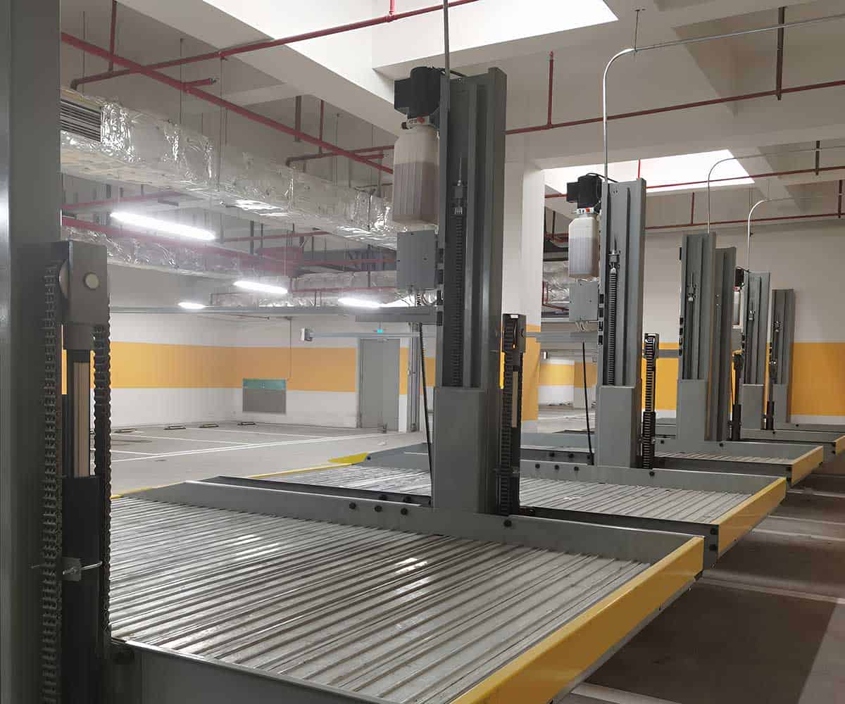 陜西雙層升降橫移機械式立體停車設備的設備類型及特點探討