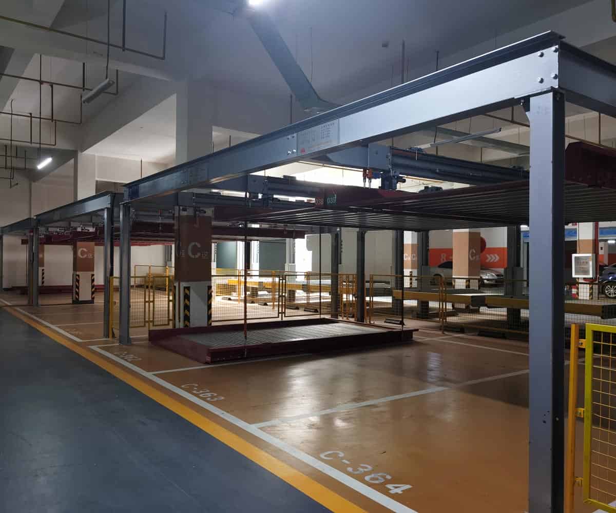 重慶2層簡易升降類機械停車位